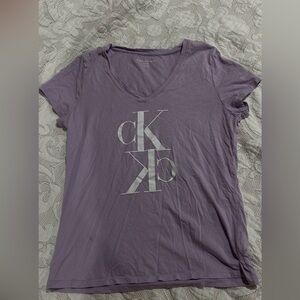 Calvin Klein Jeans Lavender Logo Tee